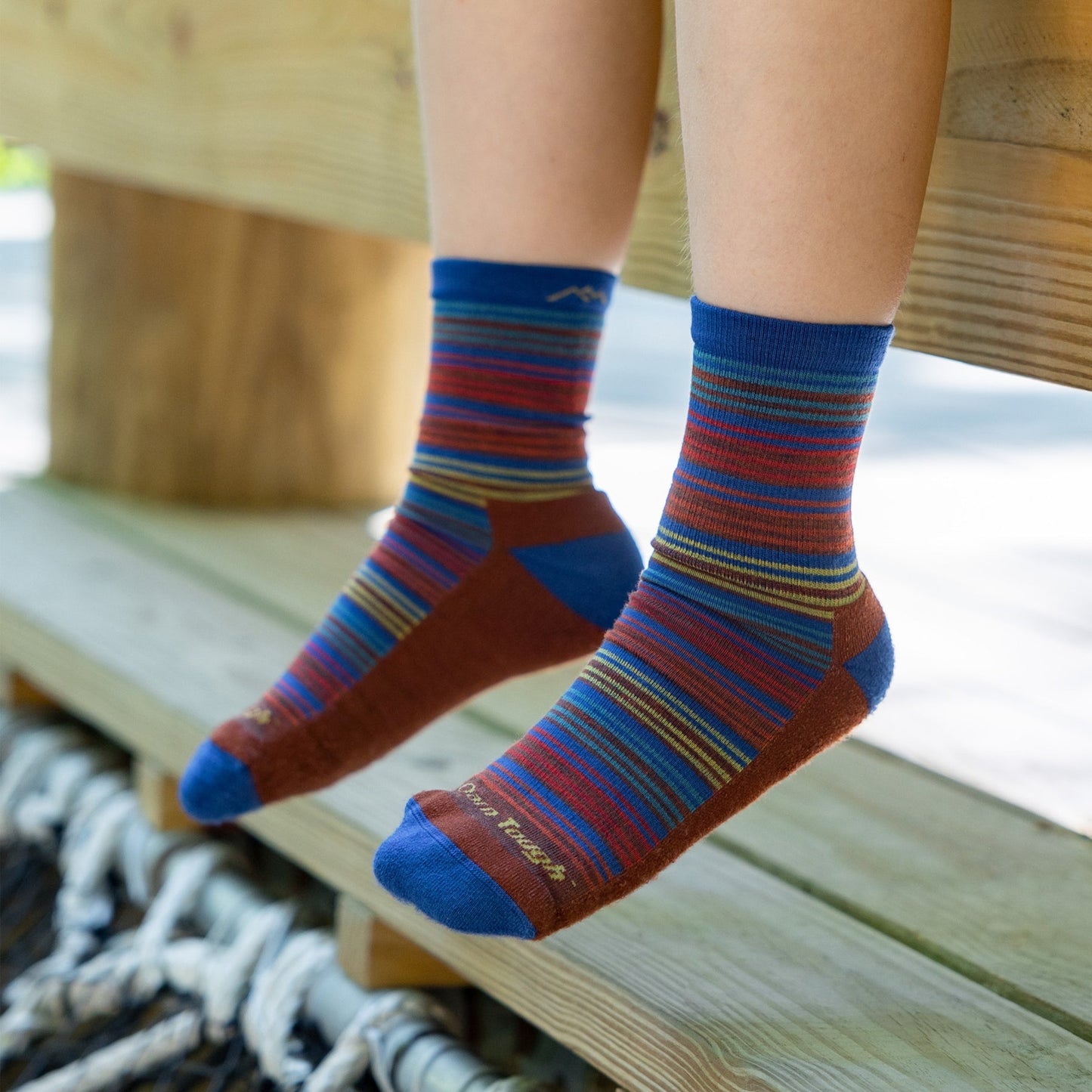 Kids' Zebra Canyon Micro Crew | Marine