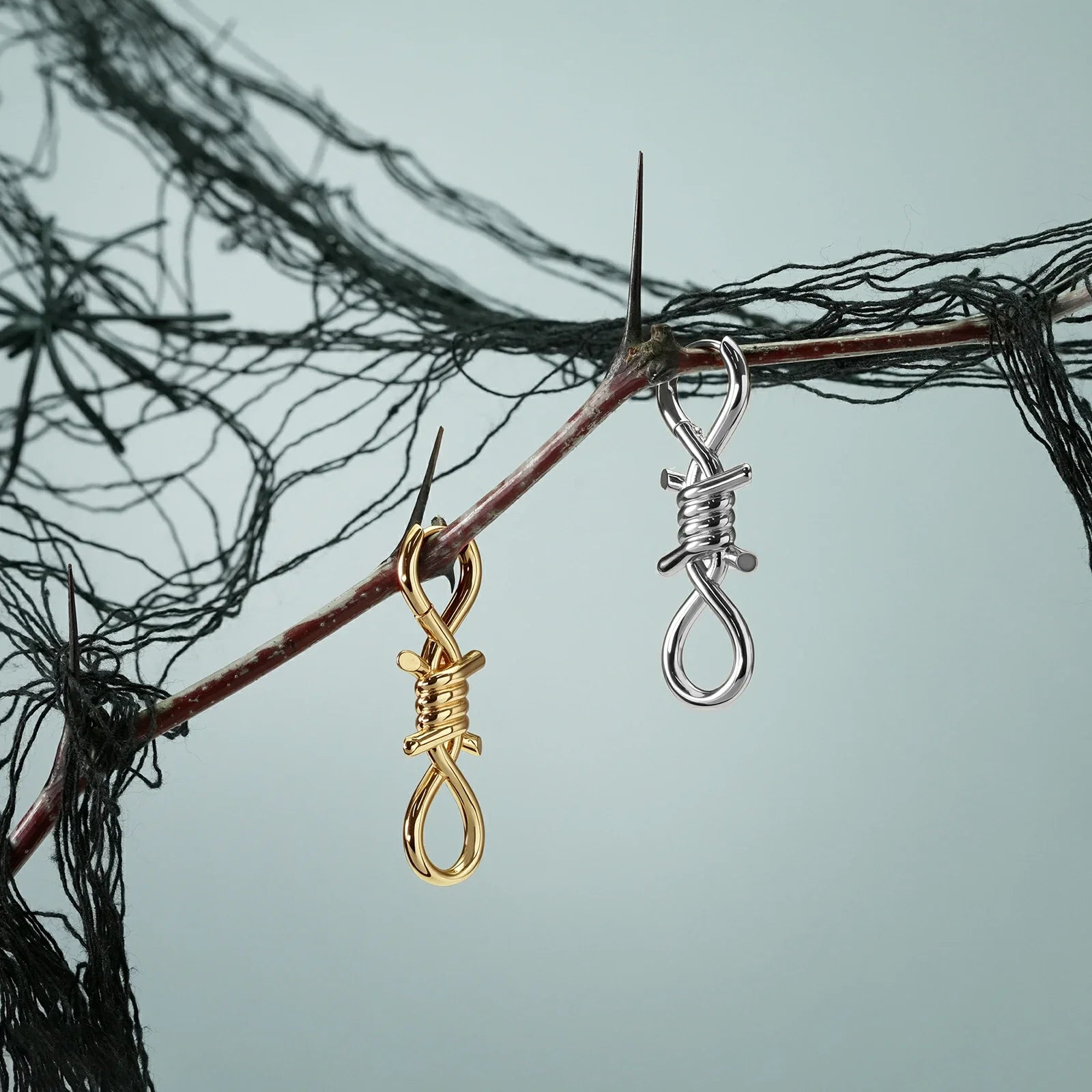 BOUND INFINITY EARRINGS