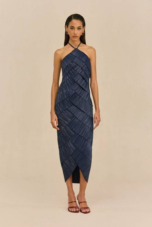 PATRIZIA DRESS - DEEP LAKE