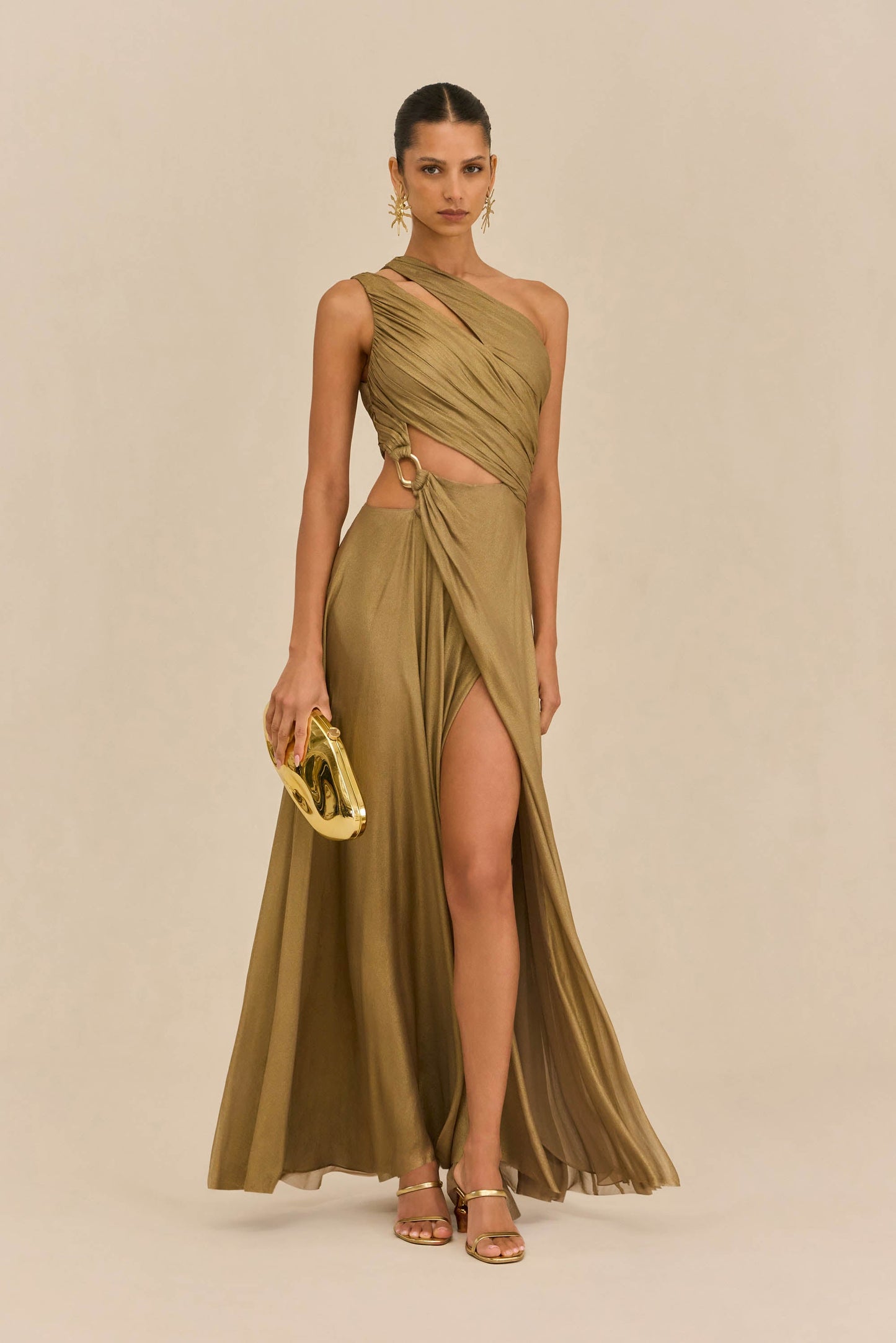 ZAN GOWN - GOLD FOIL