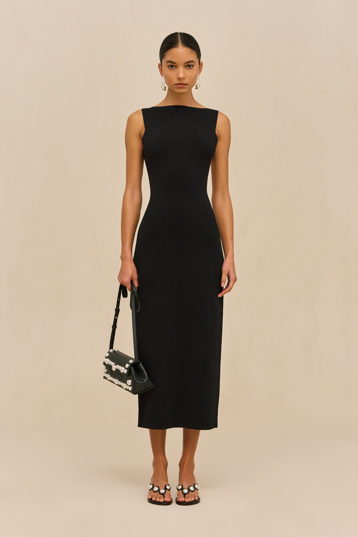 AVA KNIT DRESS - BLACK