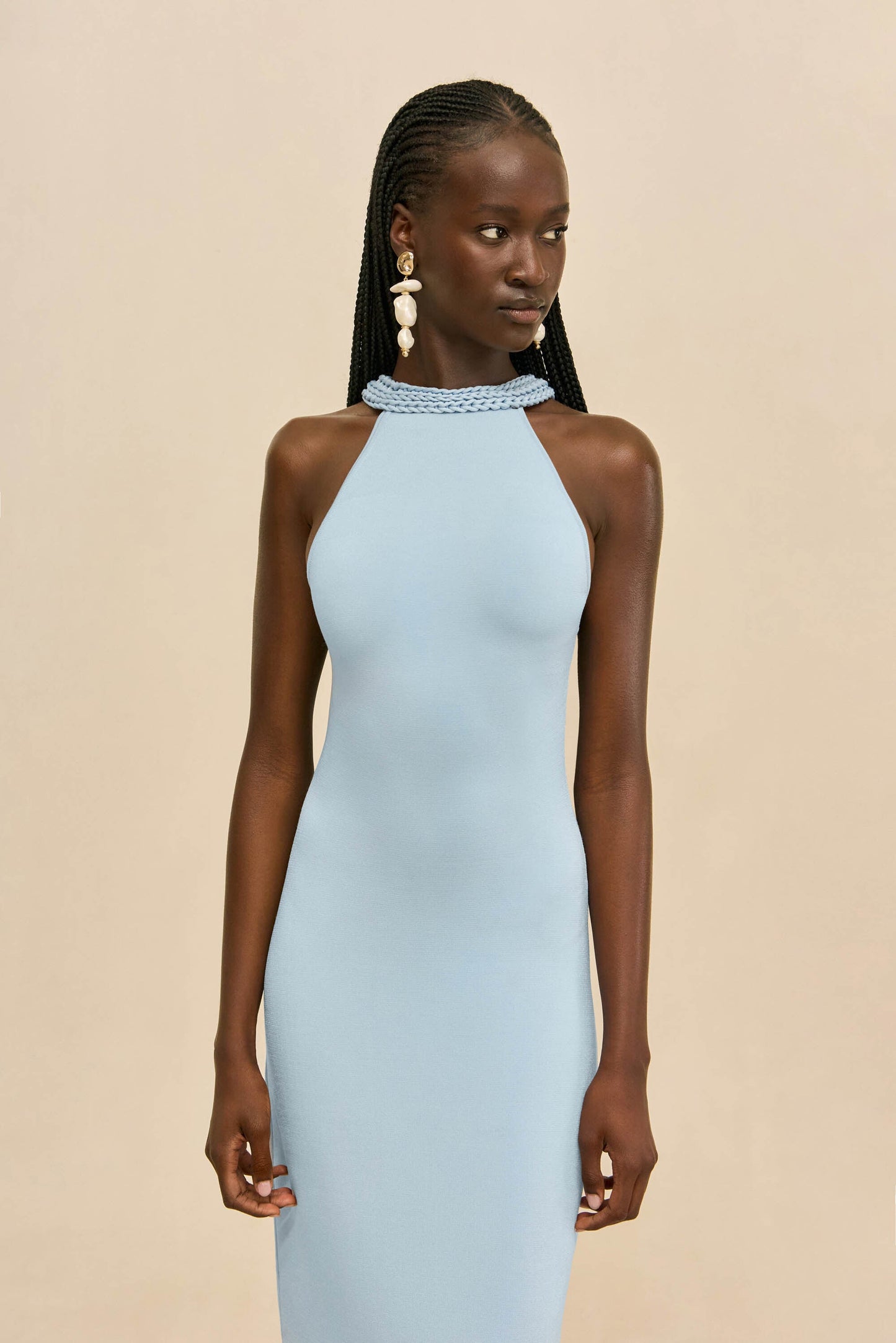 CASSIDY KNIT GOWN - COASTAL
