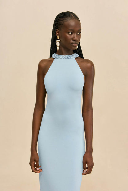 CASSIDY KNIT GOWN - COASTAL