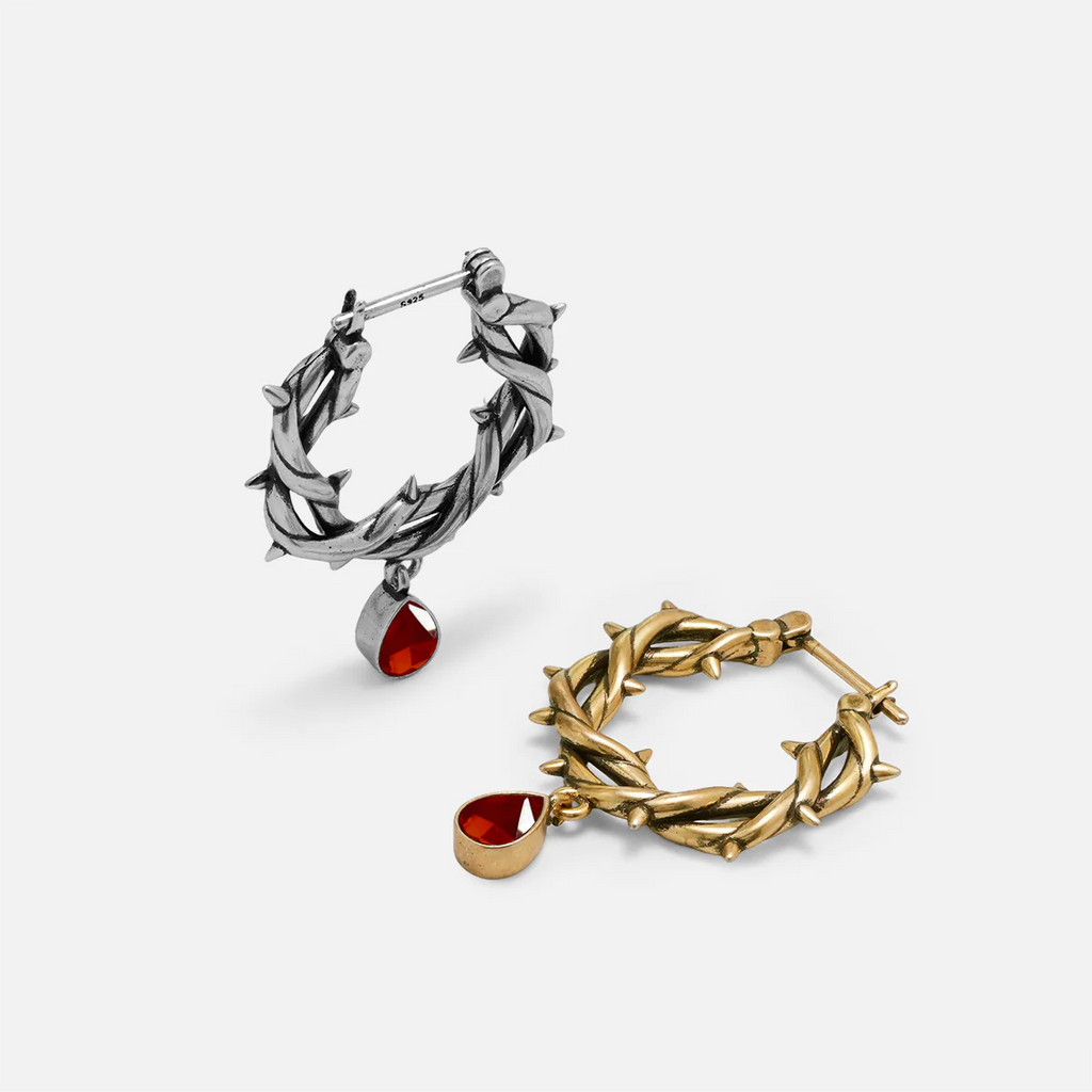 BLOOD THORN CROWN EARRINGS