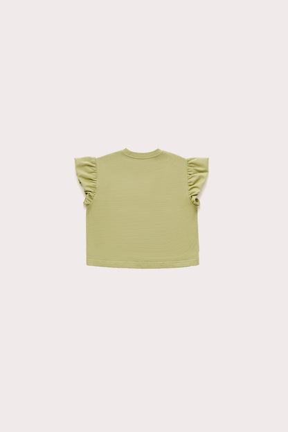 KIDS MADELINE TOP - LIGHT PASTURE