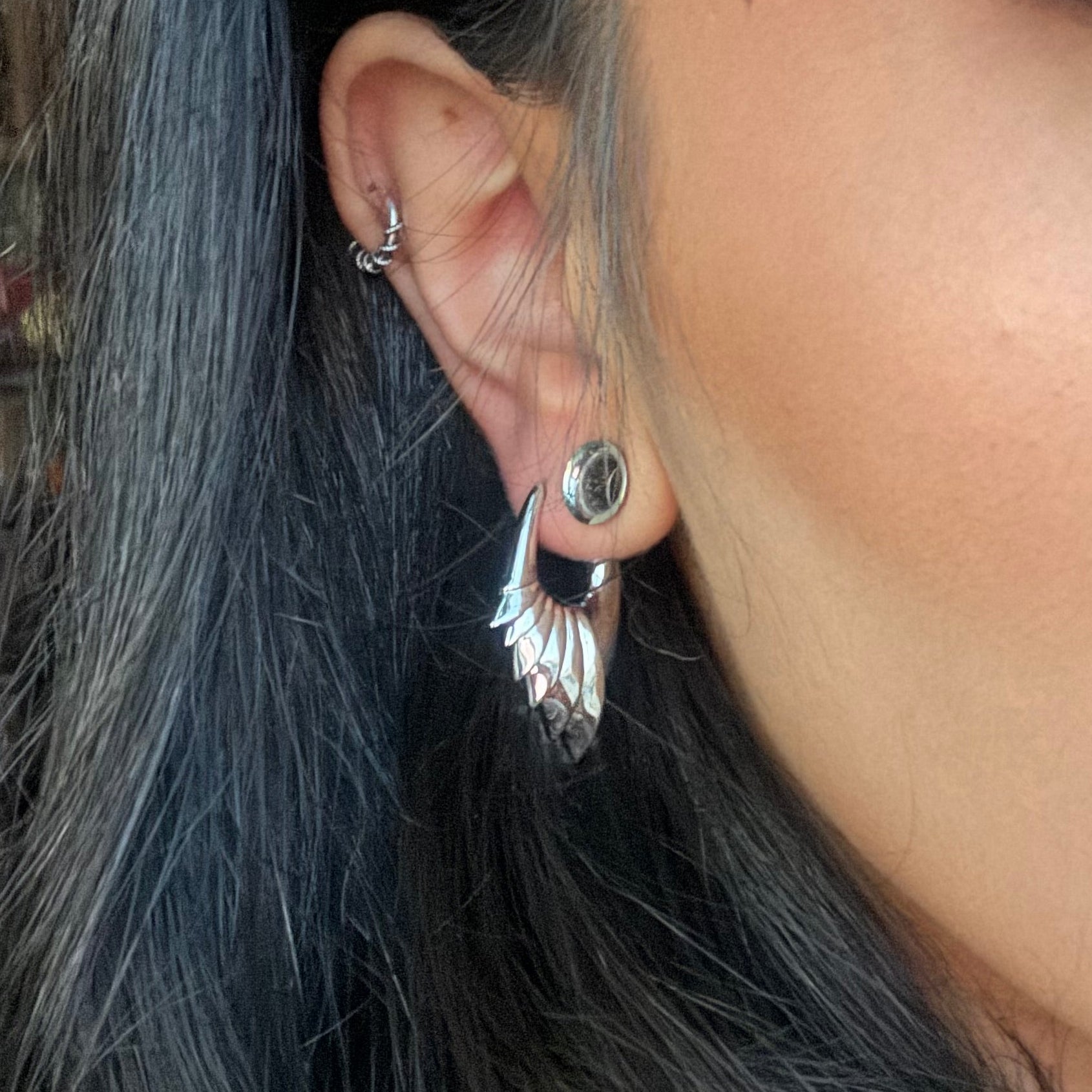 CARAPACE WING EARRINGS
