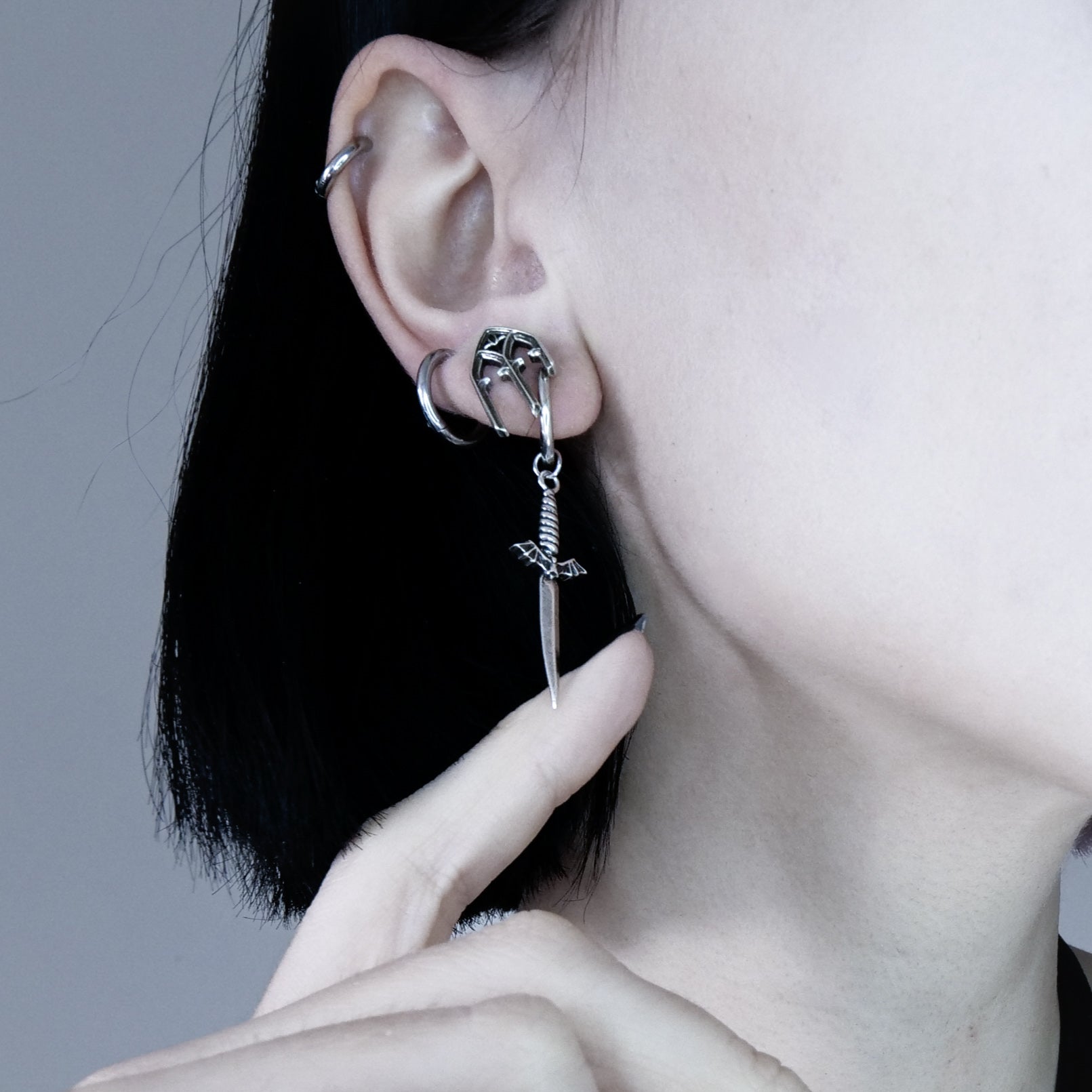BLADE WING EARRINGS