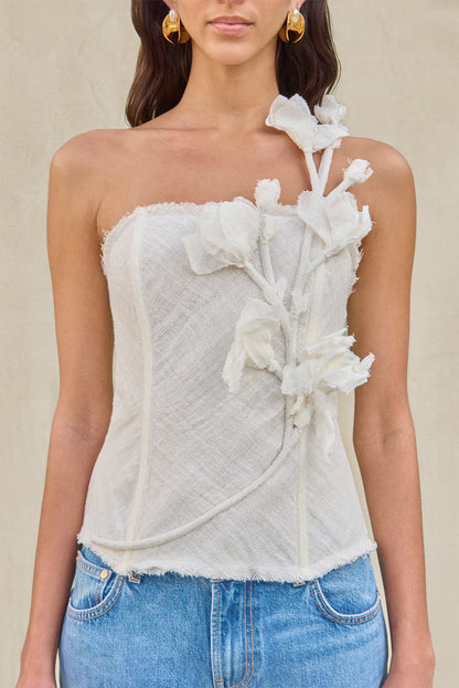 NAMID TOP - OFF WHITE