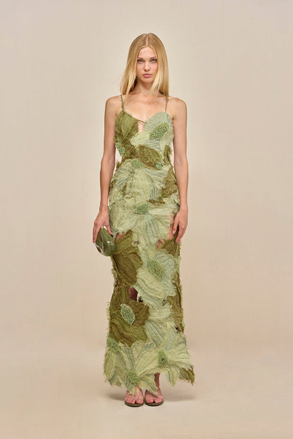 ALBA GOWN - CEDAR MULTI