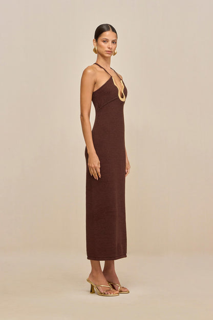 VALMA KNIT DRESS - JAVA