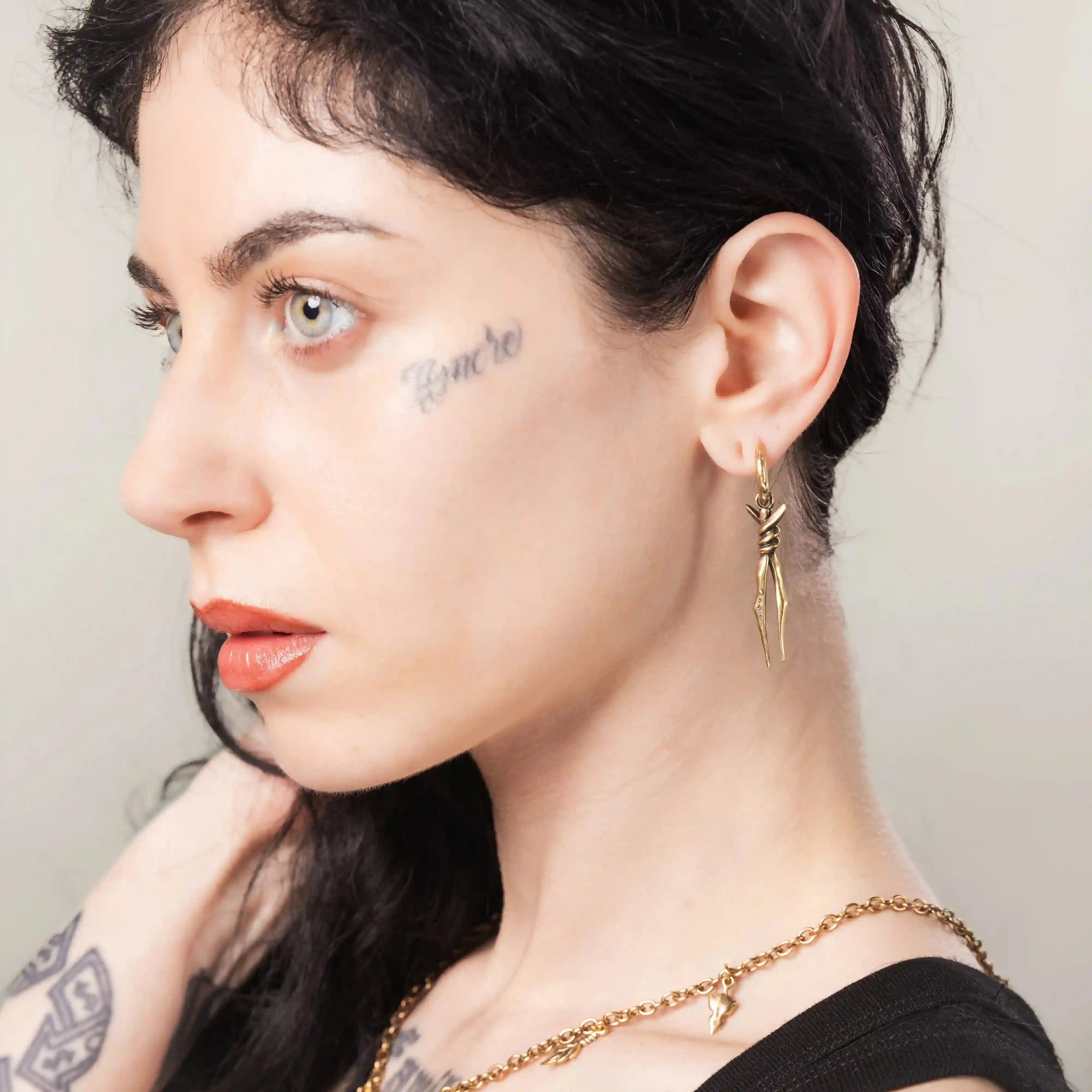 BOUND TWIN EARRINGS