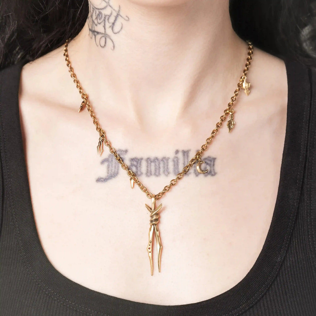BOUND TWIN NECKLACE